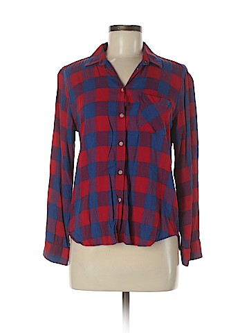 American Eagle Outfitters Long Sleeve Button-Down Shirt (view 1)