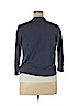 Ann Taylor LOFT Outlet 100% Rayon Blue Cardigan Size XL - photo 2