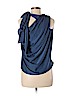 Robert Rodriguez 100% Polyester Blue Sleeveless Blouse Size 6 - photo 2