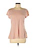 H&M 100% Linen Pink Short Sleeve Top Size M - photo 1