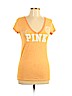 Victoria's Secret Pink Orange Short Sleeve T-Shirt Size L - photo 1