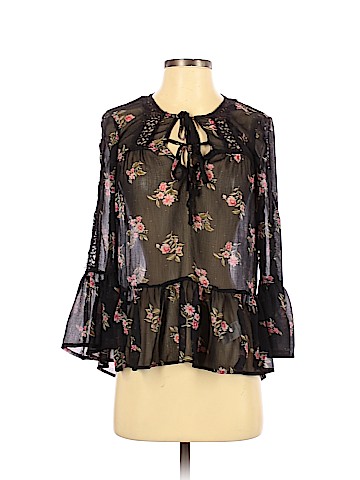 American Eagle Outfitters Long Sleeve Blouse (view 1)