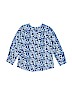 Assorted Brands 100% Polyester Blue Long Sleeve Blouse Size 7 - photo 2