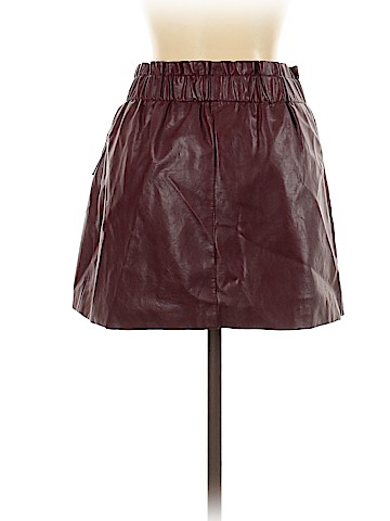 Jolt Faux Leather Skirt (view 2)