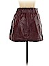 Jolt 100% Polyurethane Burgundy Faux Leather Skirt Size M - photo 2