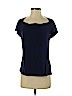 St. John Blue Short Sleeve Top Size S - photo 1
