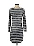 Design Lab Lord & Taylor Gray Casual Dress Size S (petite) - photo 2