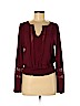 Meadow Rue Burgundy Long Sleeve Top Size M - photo 1