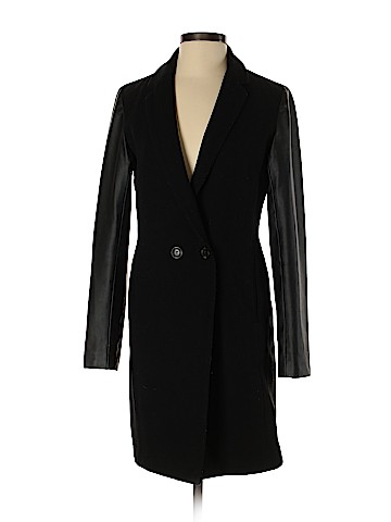 Aqua Wool Coat (view 1)