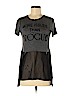 Bongo 100% Rayon Gray Short Sleeve Top Size M - photo 1