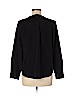 J. Crew Factory Store 100% Polyester Black Long Sleeve Blouse Size L (petite) - photo 2