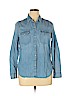 Gap 100% Cotton Blue Long Sleeve Button-Down Shirt Size XL - photo 1
