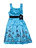 Jona Michelle Floral Blue Special Occasion Dress Size 7 - photo 1