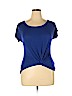 Charlotte Russe Blue Short Sleeve Top Size XL - photo 1