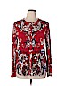 Dana Buchman Red Long Sleeve Button-Down Shirt Size XL - photo 1