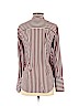 H&M 100% Polyester Burgundy Long Sleeve Blouse Size 0 - photo 2