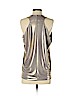 Club Monaco 100% Polyester Gold Sleeveless Blouse Size XS - photo 2