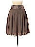 H&M 100% Polyester Tan Casual Skirt Size 2 - photo 2