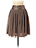 H&M 100% Polyester Tan Casual Skirt Size 2 - photo 1