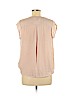 H&M 100% Polyester Pink Short Sleeve Blouse Size 6 - photo 2