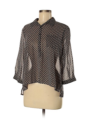 American Eagle Outfitters Long Sleeve Button-Down Shirt (view 1)