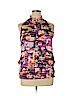 Essentials 100% Polyester Purple Sleeveless Blouse Size XL - photo 1