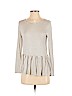 Ginger G. Ivory Long Sleeve Top Size S - photo 1