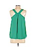 Pink Rose 100% Polyester Green Sleeveless Blouse Size S - photo 2