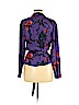H&M 100% Polyester Purple Long Sleeve Blouse Size 6 - photo 2