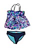 Wonder Nation Blue Two Piece Swimsuit Size 10 - 12 - photo 1