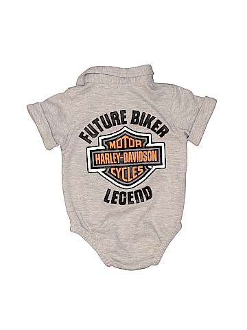 Harley Davidson Short Sleeve Onesie (view 2)