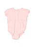 Baby B'gosh 100% Cotton Pink Short Sleeve Onesie 3-6 MO / 6 MO - photo 1