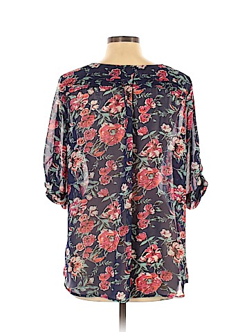 Skies Are Blue Short Sleeve Blouse (view 2)