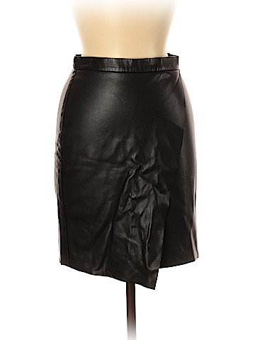 H&M Faux Leather Skirt (view 1)