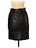 H&M 100% Polyester Black Faux Leather Skirt Size 6 - photo 2