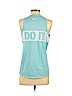 Nike 100% Polyester Blue Active Tank Size M - photo 2