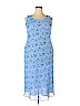 Studio I 100% Polyester Blue Cocktail Dress Size 18 - photo 1