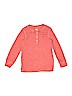 Carter's 100% Cotton Solid Pink Long Sleeve Henley Size 5 - photo 1