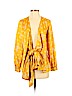 Vince Camuto 100% Polyester Yellow Long Sleeve Blouse Size S - photo 1
