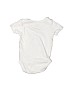 The Children's Place 100% Cotton White Short Sleeve Onesie Size 3-6 mo - photo 2