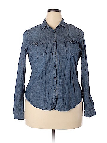 Aerie Long Sleeve Button-Down Shirt (view 1)