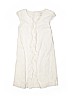 KC Parker 100% Cotton Solid White Dress Size 8 - photo 1