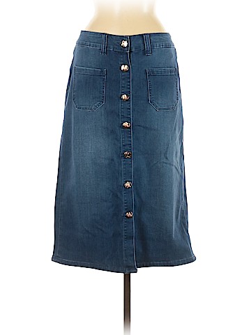 Melissa McCarthy Seven7 Denim Skirt (view 1)