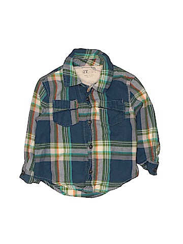 Genuine Kids from Oshkosh Long Sleeve Button-Down Shirt (view 1)