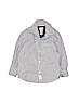 Carter's 100% Cotton Stripes Blue Long Sleeve Button-Down Shirt Size 2T - photo 1