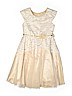 Jona Michelle 100% Polyester Gold Special Occasion Dress Size 10 - photo 1