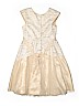 Jona Michelle 100% Polyester Gold Special Occasion Dress Size 10 - photo 2