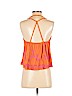 Surf Gypsy 100% Rayon Orange Sleeveless Blouse Size S - photo 2