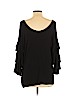Isabel Maternity Black Long Sleeve Top Size XL - photo 2