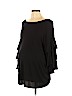 Isabel Maternity Black Long Sleeve Top Size XL - photo 1